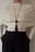 Stickad draperad topp