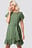Ruffle Wrap Mini Dress