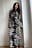 Maxi-Strickkleid mit Jacquardmuster