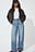weite Alley Jeans mit hoher Taille