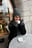Alpaca Blend Hairy Fingerless Gloves