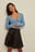 Flowy Satin Mini Skirt