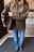 Washed Out Zip Detail Pu Jacket