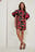 Volume Shoulder Mini Dress