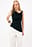 Asymmetrisk top i jersey