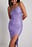 Asymmetrisches Paillettenkleid