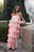 Bandeau Flounce Maxi Dress