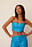 Corset bandeau en simili cuir