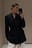 Regular blazer med bälte