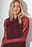 Blouse met strik in de halslijn