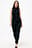 Burn Out Funnel Neck Maxi Dress