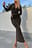 Buttoned Front Fitted Dress