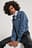Croppad Denimjacka