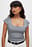 Cap Sleeve Corset Top