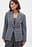 Checked Fitted Blazer