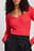 Pullover mit langen Ärmeln und Brust-Detail