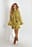 Chiffon Cape Mini Dress