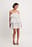 Chiffon Layered Strapless Mini Dress