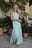 Chiffon Ruched Maxi Dress