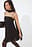 Minikleid mit Chiffonschal