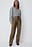 Contrast PU Pants