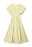 Cotton Pleated Short Sleeve Midi Dress