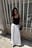 fließender langer Baumwollrock