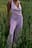 Jumpsuit mit tiefem V-Ausschnitt