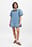 Denim Tie Mini Dress