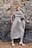 Draped Balloon Hem Maxi Dress