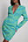 Robe courte drapée sur le devant