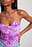 Drapiertes Top mit Keyhole-Detail