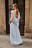 Robe longue drapée