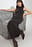 Draped Waist Maxi Dress