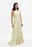 Maxikleid mit Halterneck und Verzierungen