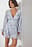 Embroidered Chiffon Long Sleeve Mini Dress