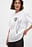Embroidered Round Neck Oversized Tee