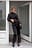 Halfhoge doorschijnende broek