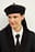 Beret i faux fur