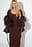 Fine Knitted Trumpet Sleeve Midi Dress