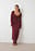 Fine Knitted Trumpet Sleeve Midi Dress