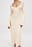 Fine Knitted Trumpet Sleeve Midi Dress