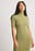 Minikleid aus Feinstrick mit Rollkragen