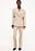 Fitted Mid Waist Suit Pants
