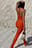 Slit Detail Sequin Trousers