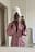 Flower Lace Satin Robe