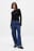Low Waist Fold Up Loose Denim