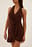 Minikleid mit Rüschendetail