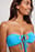 Bikinitopp med korslagd front