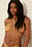 Bandeau-bikini med snörning fram